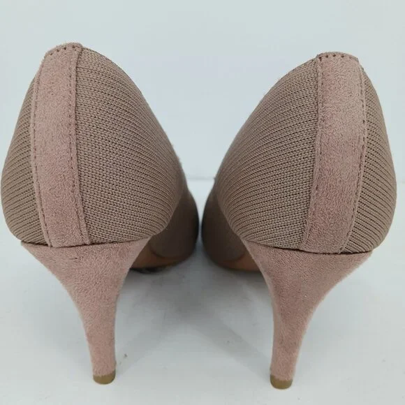 Alexis Bendel Taupe Pointed Toe Heels Pumps Size 7 - Picture 6 of 10